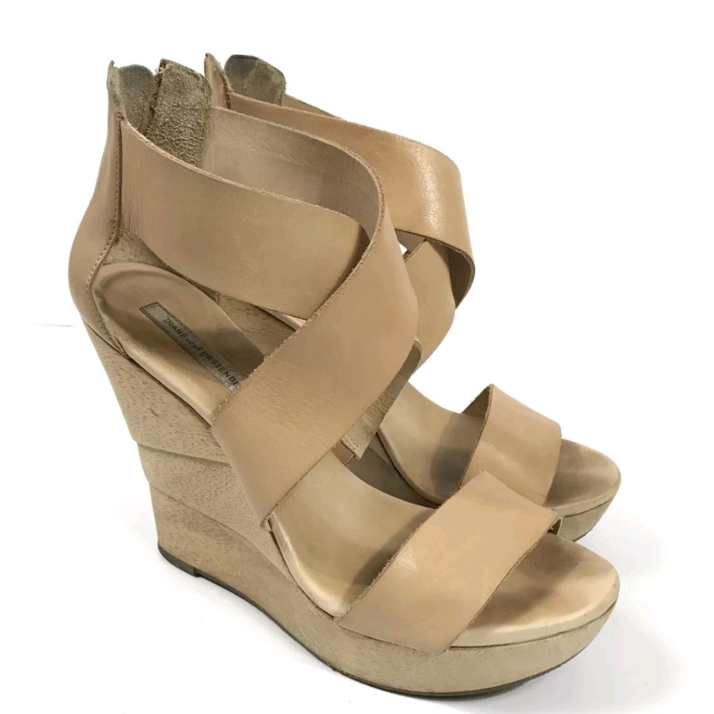 Diane Von Furstenberg Women's Opal Wedge Heels